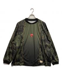 EVISEN（エビセン）の古着「PHEASANT MOTO JERSEY」｜グリーン