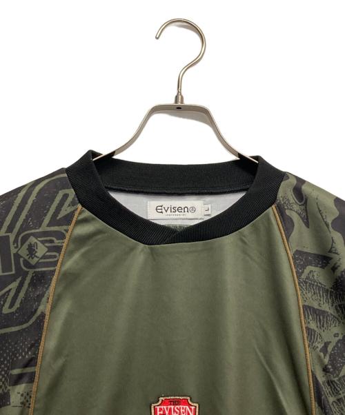 EVISEN（エビセン）EVISEN (エビセン) PHEASANT MOTO JERSEY グリーン サイズ:Lの古着・服飾アイテム
