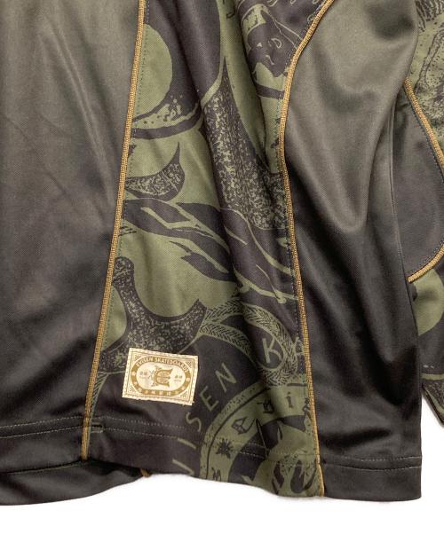 EVISEN（エビセン）EVISEN (エビセン) PHEASANT MOTO JERSEY グリーン サイズ:Lの古着・服飾アイテム