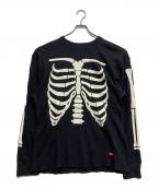 SUPREME×Hanesシュプリーム×ヘインズ）の古着「Bones Thermal Crew」｜ブラック