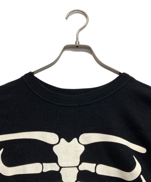 SUPREME（シュプリーム）SUPREME (シュプリーム) Hanes (ヘインズ) Bones Thermal Crew ブラック サイズ:XLの古着・服飾アイテム