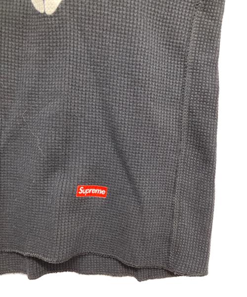 SUPREME（シュプリーム）SUPREME (シュプリーム) Hanes (ヘインズ) Bones Thermal Crew ブラック サイズ:XLの古着・服飾アイテム