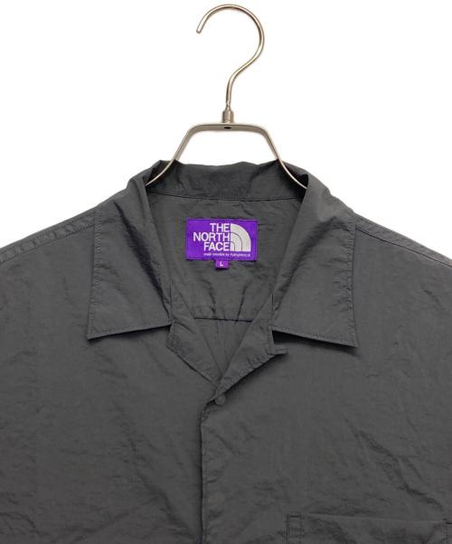 THE NORTHFACE PURPLELABEL（ザ・ノースフェイス パープルレーベル）THE NORTHFACE PURPLELABEL (ザ・ノースフェイス パープルレーベル) Nylon Taffeta Field S/S Shirt ブラック サイズ:Lの古着・服飾アイテム