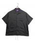 THE NORTHFACE PURPLELABEL（ザ・ノースフェイス パープルレーベル）の古着「Nylon Taffeta Field S/S Shirt」｜ブラック