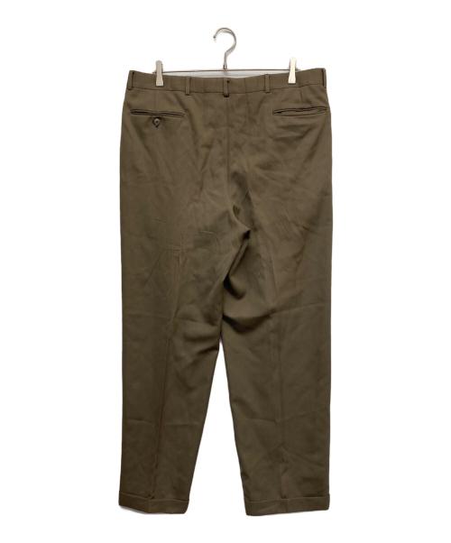 GIVENCHY MONSIEUR（ジバンシイ ムッシュ）GIVENCHY MONSIEUR (ジバンシイ ムッシュ) ３タックスラックス オリーブ サイズ:36Rの古着・服飾アイテム
