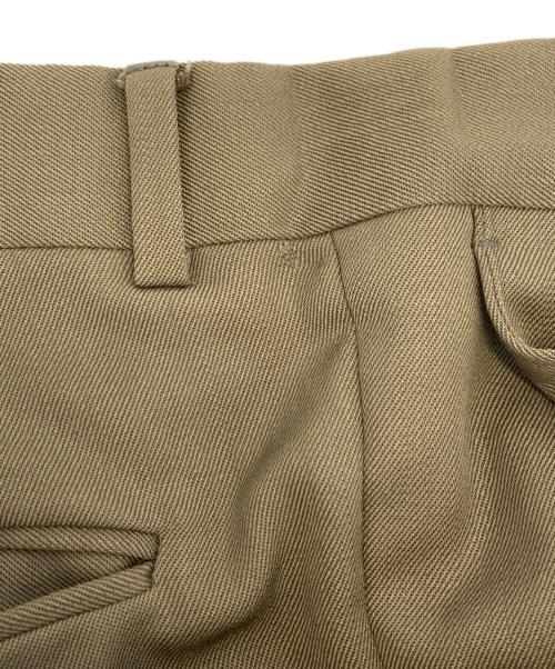 GIVENCHY MONSIEUR（ジバンシイ ムッシュ）GIVENCHY MONSIEUR (ジバンシイ ムッシュ) ３タックスラックス オリーブ サイズ:36Rの古着・服飾アイテム
