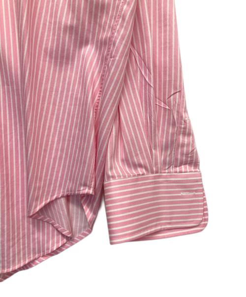 POLO RALPH LAUREN（ポロ・ラルフローレン）POLO RALPH LAUREN (ポロ・ラルフローレン) ロングスリーブシャツ ホワイト×ライトピンク サイズ:Lの古着・服飾アイテム