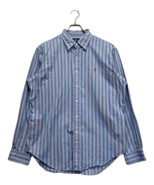 RALPH LAUREN（ラルフローレン）RALPH LAUREN (ラルフローレン) ボタンダウンシャツ レッド×ブルー サイズ:Lの古着・服飾アイテム