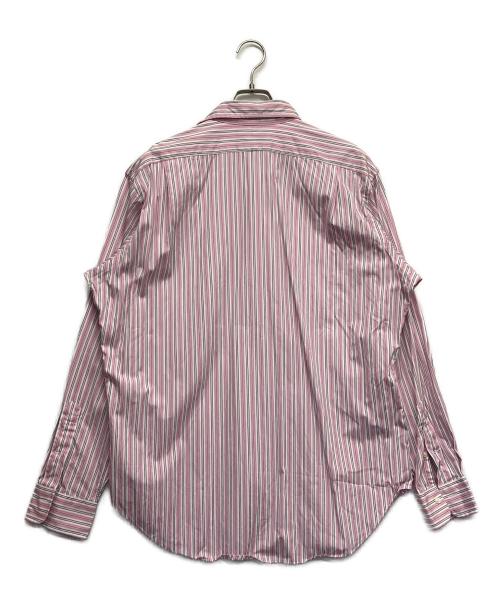 POLO RALPH LAUREN（ポロ・ラルフローレン）POLO RALPH LAUREN (ポロ・ラルフローレン) ロングスリーブシャツ グリーン×ライトピンク サイズ:Lの古着・服飾アイテム