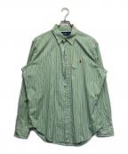 RALPH LAURENラルフローレン）の古着「ボタンダウンシャツ」｜レッド×グリーン