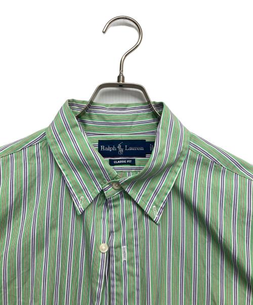 RALPH LAUREN（ラルフローレン）RALPH LAUREN (ラルフローレン) ボタンダウンシャツ レッド×グリーン サイズ:Lの古着・服飾アイテム
