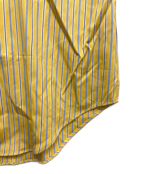 RALPH LAUREN（ラルフローレン）RALPH LAUREN (ラルフローレン) S/Sボタンダウンシャツ ネイビー×イエロー サイズ:Lの古着・服飾アイテム