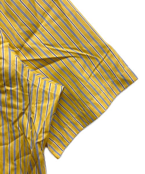 RALPH LAUREN（ラルフローレン）RALPH LAUREN (ラルフローレン) S/Sボタンダウンシャツ ネイビー×イエロー サイズ:Lの古着・服飾アイテム