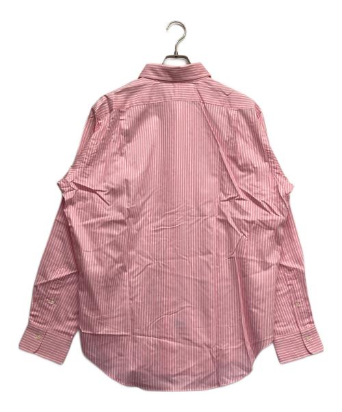 POLO RALPH LAUREN（ポロ・ラルフローレン）POLO RALPH LAUREN (ポロ・ラルフローレン) ロングスリーブシャツ ホワイト×ライトピンク サイズ:Lの古着・服飾アイテム