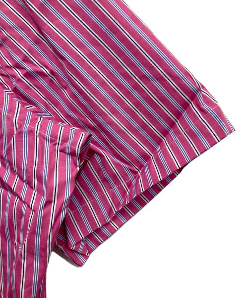 RALPH LAUREN（ラルフローレン）RALPH LAUREN (ラルフローレン) S/Sボタンダウンシャツ ホワイト×ショッキングピンク サイズ:Lの古着・服飾アイテム