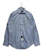 POLO RALPH LAURENポロ・ラルフローレン）の古着「ロングスリーブシャツ」｜ホワイト×ブルー