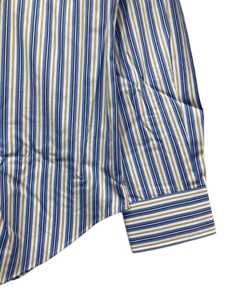POLO RALPH LAUREN（ポロ・ラルフローレン）POLO RALPH LAUREN (ポロ・ラルフローレン) ロングスリーブシャツ ホワイト×ブルー サイズ:Lの古着・服飾アイテム