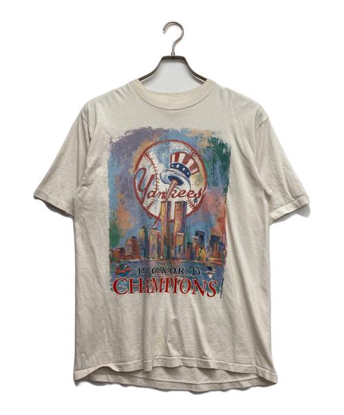 ALL SPORT（オールスポーツ）ALL SPORT (オールスポーツ) 96WORLD SERIES-プリントTシャツ ホワイト サイズ:Lの古着・服飾アイテム