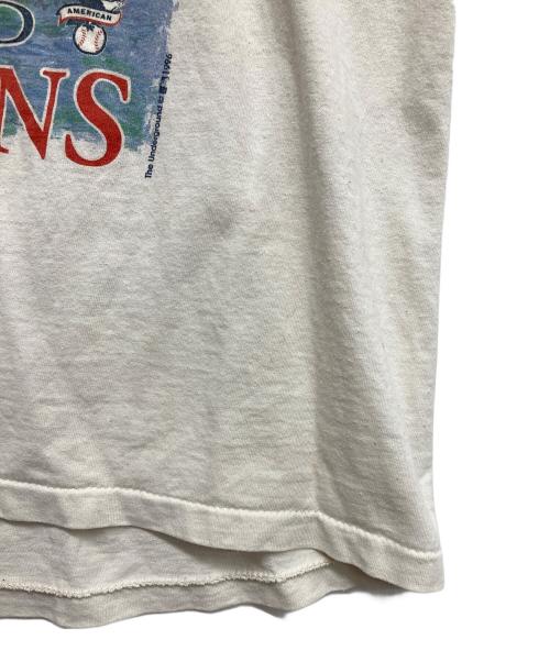 ALL SPORT（オールスポーツ）ALL SPORT (オールスポーツ) 96WORLD SERIES-プリントTシャツ ホワイト サイズ:Lの古着・服飾アイテム