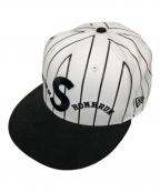SUPREME×New Eraシュプリーム×ニューエラ）の古着「Homerun S logoキャップ」｜ブラック