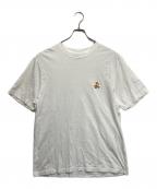 maison kitsuneメゾンキツネ）の古着「SPEEDY FOX PATC Ｔシャツ」｜ホワイト