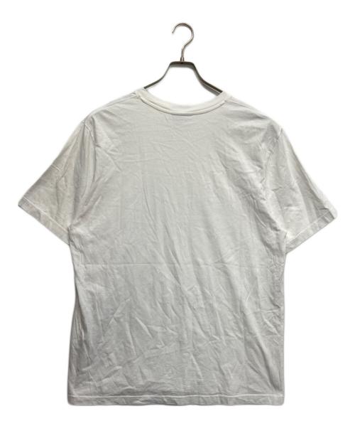 maison kitsune（メゾンキツネ）MAISON KITSUNE (メゾンキツネ) SPEEDY FOX PATC Ｔシャツ ホワイト サイズ:XLの古着・服飾アイテム