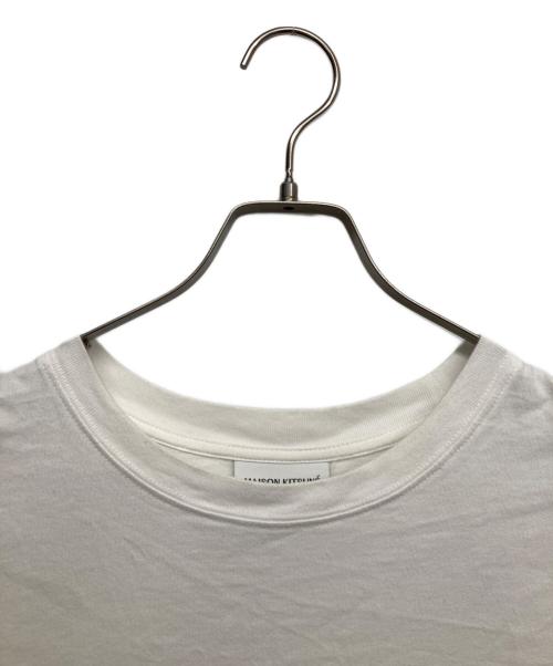 maison kitsune（メゾンキツネ）MAISON KITSUNE (メゾンキツネ) SPEEDY FOX PATC Ｔシャツ ホワイト サイズ:XLの古着・服飾アイテム