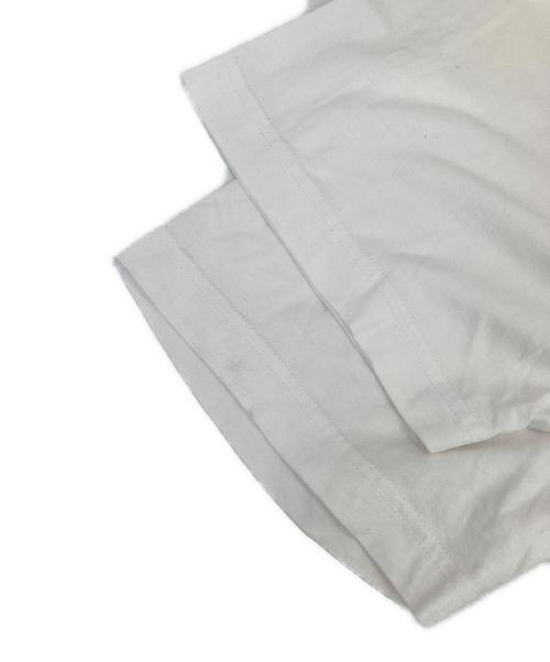 maison kitsune（メゾンキツネ）MAISON KITSUNE (メゾンキツネ) SPEEDY FOX PATC Ｔシャツ ホワイト サイズ:XLの古着・服飾アイテム