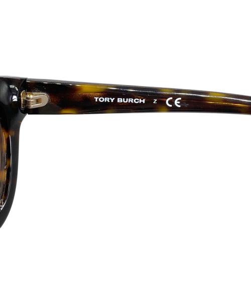 TORY BURCH（トリーバーチ）TORY BURCH (トリーバーチ) ベッコウウェリントンサングラス ブラウン サイズ:54□18の古着・服飾アイテム