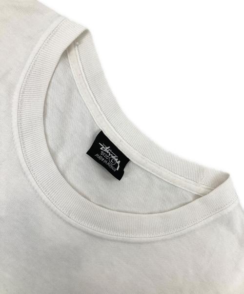 stussy（ステューシー）stussy (ステューシー) CROWN-WREATH ロロゴプリントTシャツ ホワイト サイズ:Lの古着・服飾アイテム