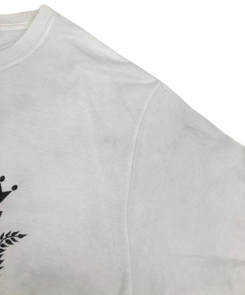stussy（ステューシー）stussy (ステューシー) CROWN-WREATH ロロゴプリントTシャツ ホワイト サイズ:Lの古着・服飾アイテム