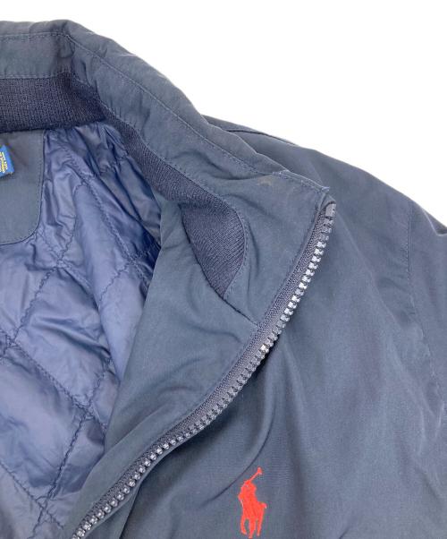 POLO RALPH LAUREN（ポロ・ラルフローレン）POLO RALPH LAUREN (ポロ・ラルフローレン) 中綿スイングトップ ネイビー サイズ:XLの古着・服飾アイテム