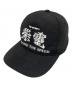 SHIDEN（シデン）の古着「RACING CAP POLY TAFFETA」｜ブラック