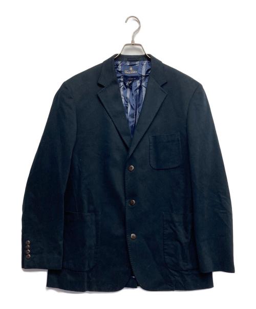 BROOKS BROTHERS（ブルックスブラザーズ）BROOKS BROTHERS (ブルックスブラザーズ) 3B ピーチスキンテーラードジャケット ネイビー サイズ:Lの古着・服飾アイテム