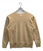 Champion REVERSE WEAVEチャンピオン リバース ウィーブ）の古着「クルーネックスウェット」｜ベージュ