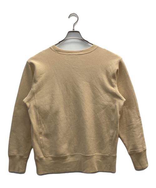 Champion REVERSE WEAVE（チャンピオン リバース ウィーブ）Champion REVERSE WEAVE (チャンピオン リバース ウィーブ) クルーネックスウェット ベージュ サイズ:Lの古着・服飾アイテム
