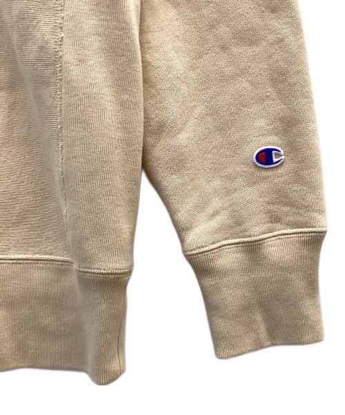 Champion REVERSE WEAVE（チャンピオン リバース ウィーブ）Champion REVERSE WEAVE (チャンピオン リバース ウィーブ) クルーネックスウェット ベージュ サイズ:Lの古着・服飾アイテム