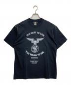 SVG NEIGHTBORHOODエスブイジー ネイバーフッド）の古着「プリントTシャツ」｜ブラック