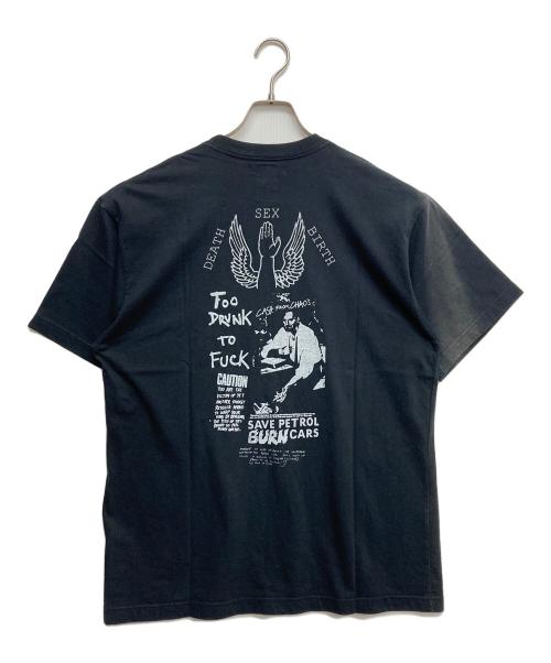 SVG NEIGHTBORHOOD（エスブイジー ネイバーフッド）SVG NEIGHTBORHOOD (エスブイジー ネイバーフッド) プリントTシャツ ブラック サイズ:3の古着・服飾アイテム