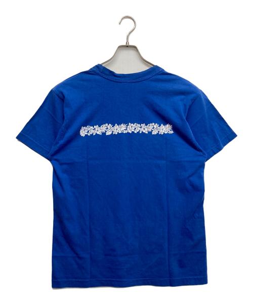 stussy（ステューシー）stussy (ステューシー) プリントTシャツ ブルー サイズ:Lの古着・服飾アイテム