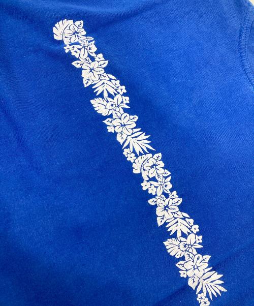 stussy（ステューシー）stussy (ステューシー) プリントTシャツ ブルー サイズ:Lの古着・服飾アイテム
