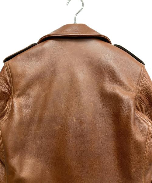 SCHOTT BROS.（ショット）SCHOTT BROS. (ショット) COW NEW NAKED D-POCKET RIDERS JKT ブラウン サイズ:36の古着・服飾アイテム
