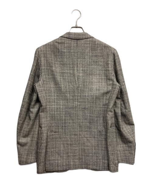 ISAIA（イザイア）ISAIA (イザイア) 3Bウールシルクテーラードジャケット グレー サイズ:44の古着・服飾アイテム