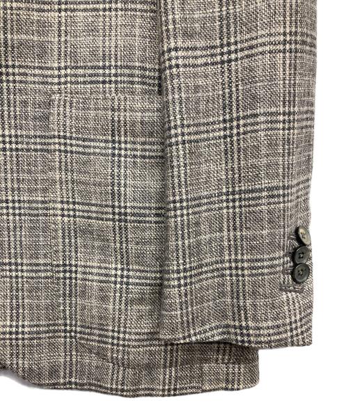 ISAIA（イザイア）ISAIA (イザイア) 3Bウールシルクテーラードジャケット グレー サイズ:44の古着・服飾アイテム