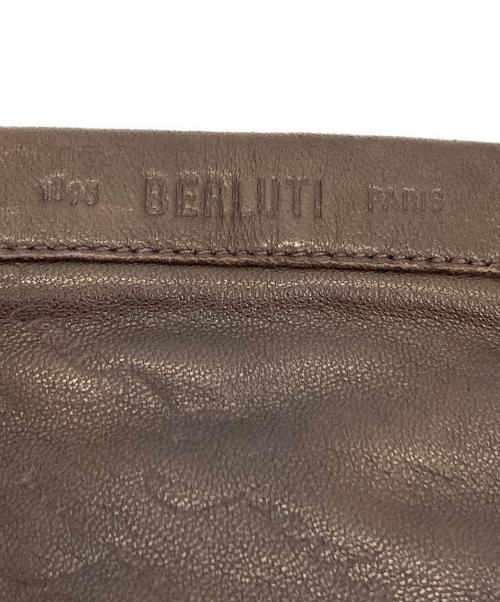 Berluti（ベルルッティ）Berluti (ベルルッティ) ラムレザーグローブ ブラウン サイズ:７ 1/2の古着・服飾アイテム