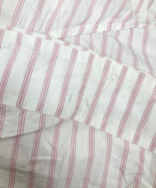 GANNI（ガニー）GANNI (ガニー) ビジュー付ストライプワンピース ピンク サイズ:32の古着・服飾アイテム