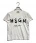 MSGM（エムエスジーエム）の古着「ロゴＴシャツ」｜ホワイト