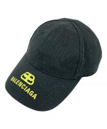 BALENCIAGA（バレンシアガ）の古着「BBロゴキャップ」｜ブラック