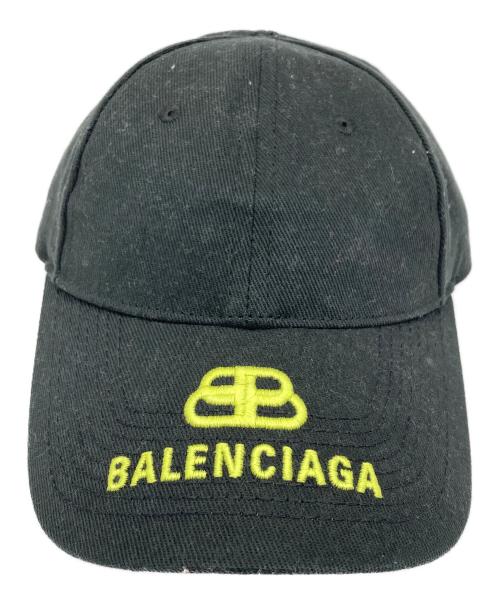 BALENCIAGA（バレンシアガ）BALENCIAGA (バレンシアガ) BBロゴキャップ ブラックの古着・服飾アイテム