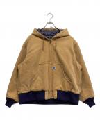 Needlesニードルズ）の古着「Zipped Work Hoody-16oz Cotton Canvas」｜ブラウン